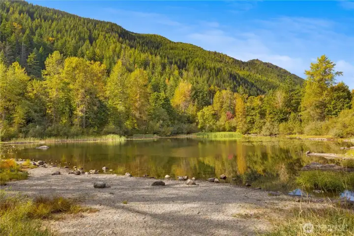 Brewster Lake Park is a private park for Wilderness Rim residents.