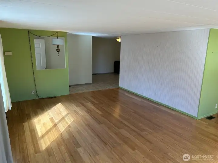 Plenty of space for furniture