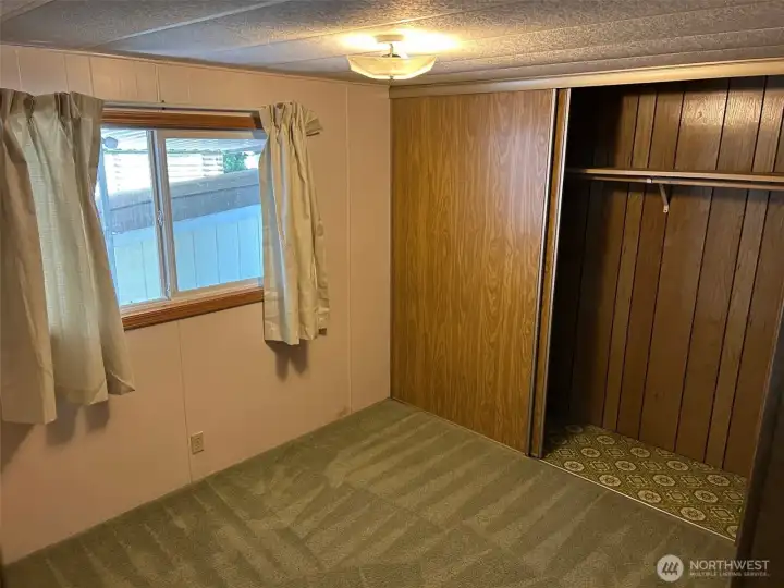 Bedroom two at the end of hallway