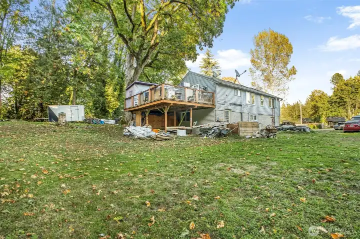 Rear view of additional dwelling