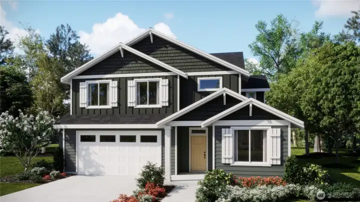 Rendering of Larwood home. Photo coming soon. Home is now complete.