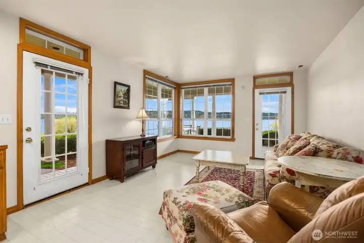 Charming basement apartment with private access and fabulous views.