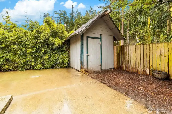 Backyard shed