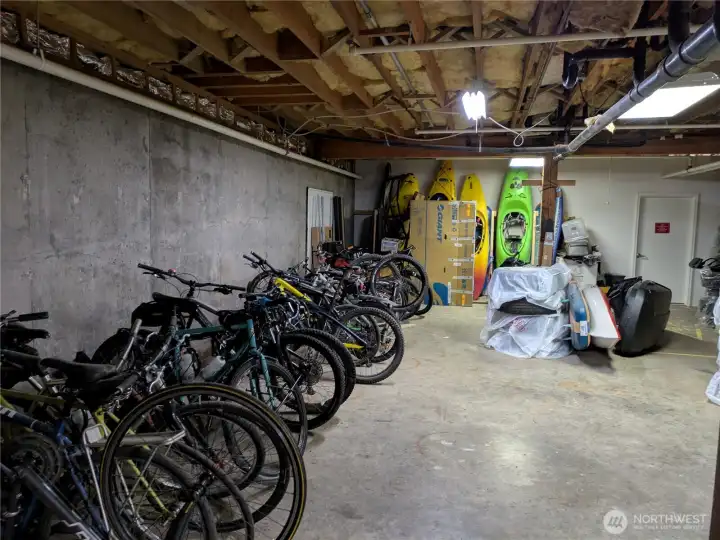 Equipment storage room