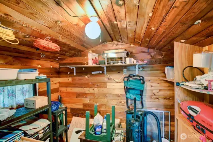 Electricity in the shed