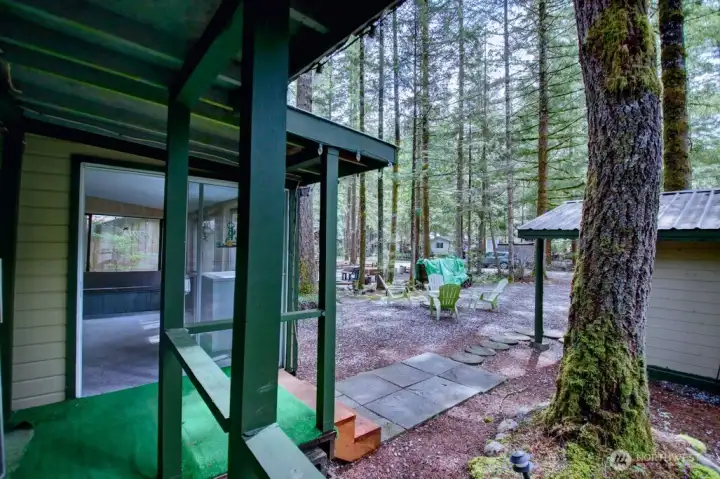 Just a walk to the shed