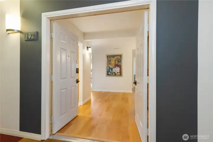 Entrance to unit #103