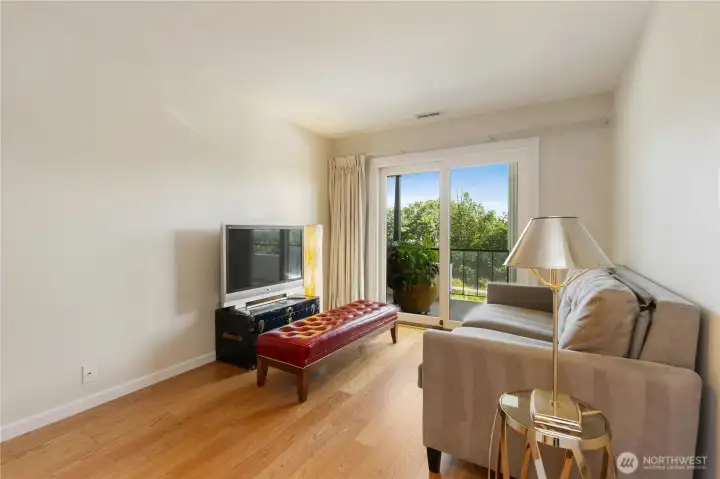 Second bedroom with access to the patio.
