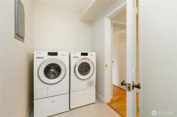 Huge laundry room.