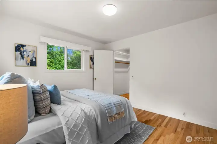 Bedroom #2 features a walk-in closet Bedroom #2 features a walk-in closet