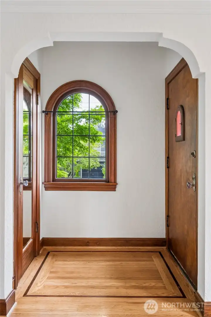 Ample entry with generous closet.