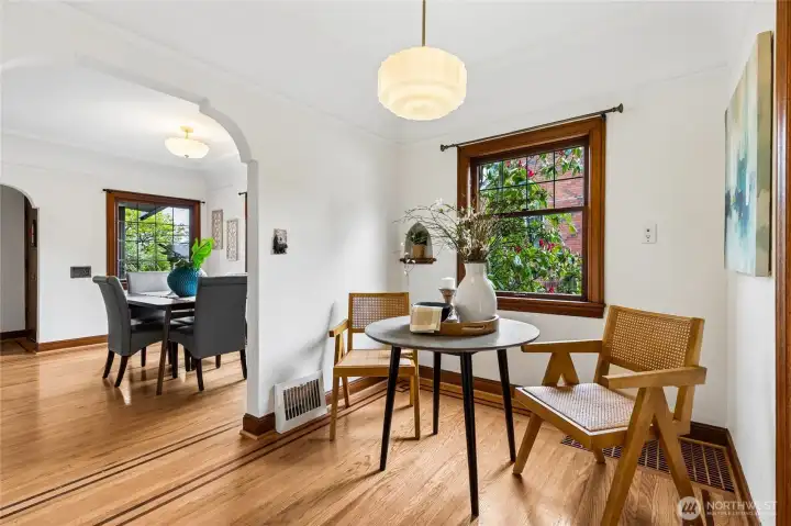 …or swap with official dining area to have a cozy landing place off kitchen.