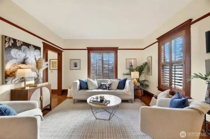 Upstairs was completely repainted.