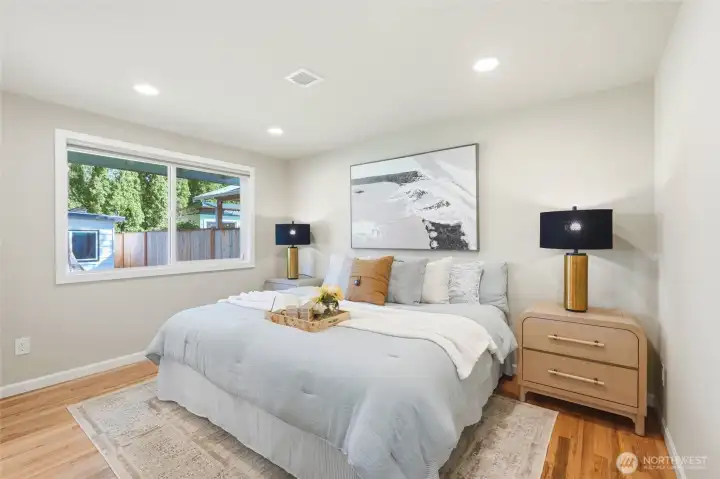 Primary Bedroom with room for a King
