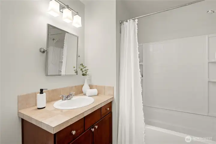 Hallway full bathroom.