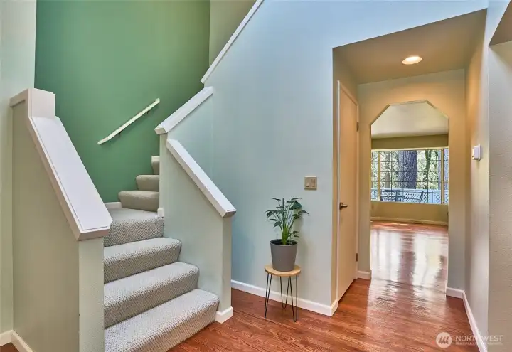 The 2-story build creates a single family home experience.