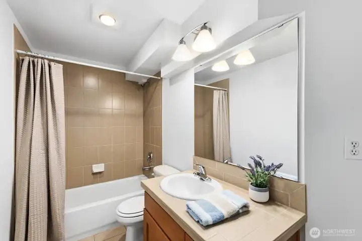 Lower level full bath