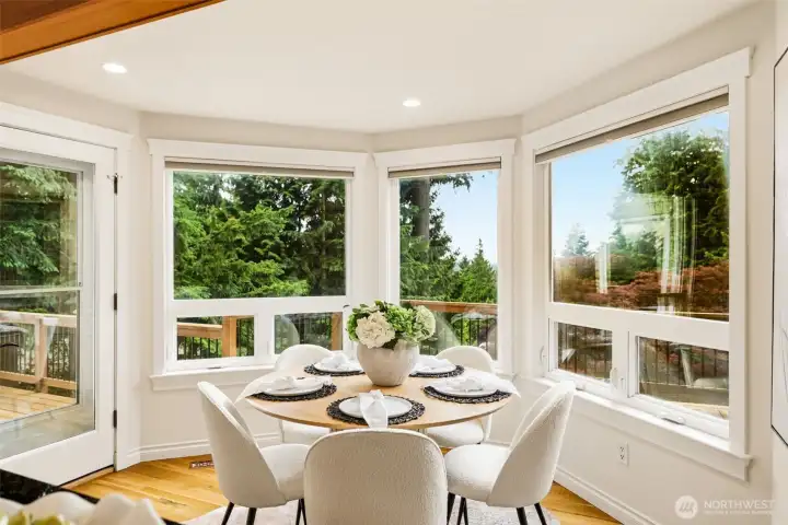 Walls of Windows Soak the Home with Natural Light