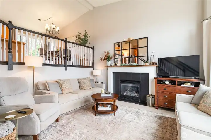 Living room right through the front door.