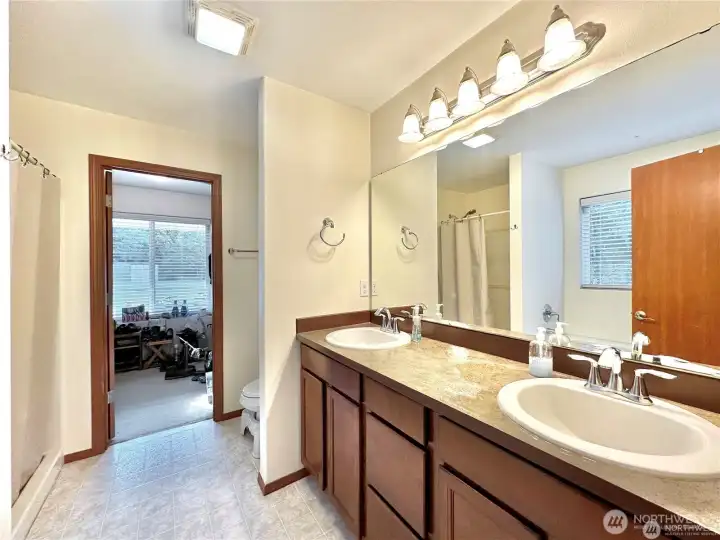 Upstairs bath.