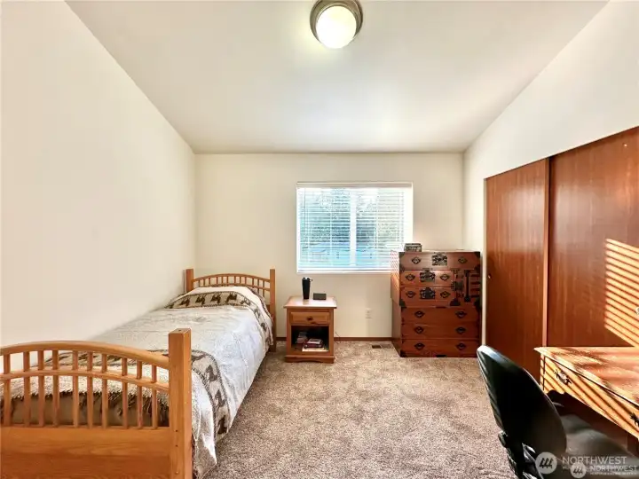 Upstairs bed in main home.