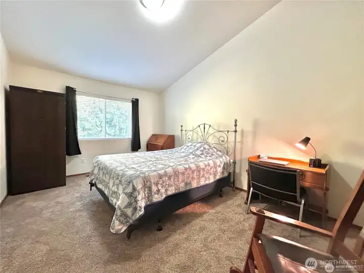 Upstairs bed.