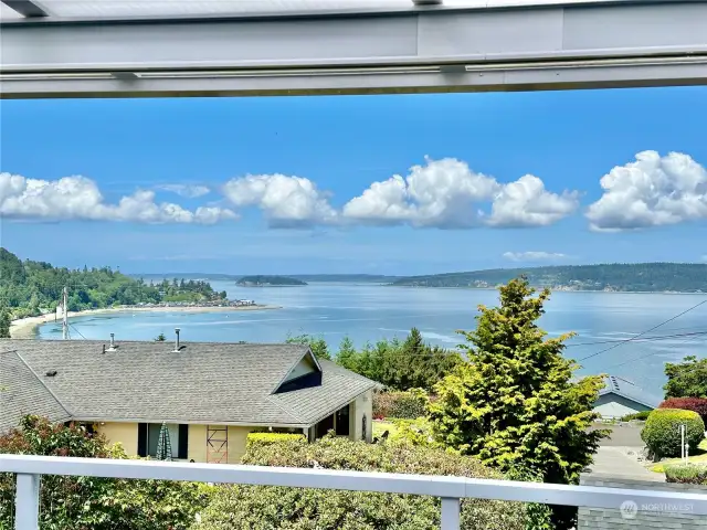 Enjoy the breathtaking views from the deck.