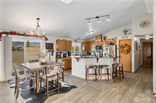 kitchen and dinning area