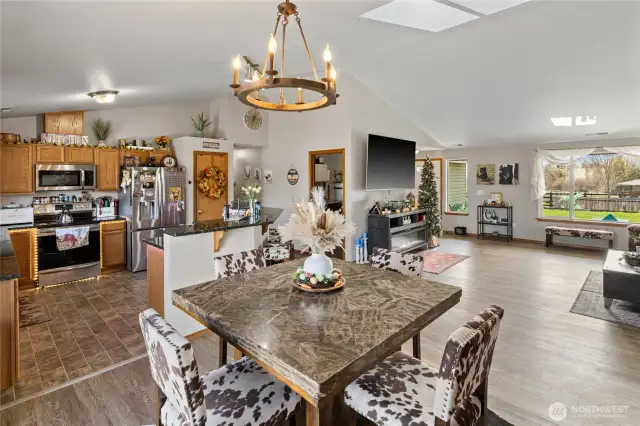 kitchen and dinning area
