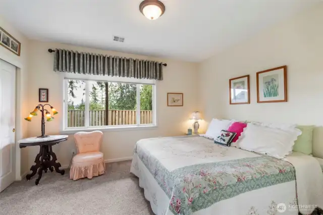 The third bedroom large and airy.