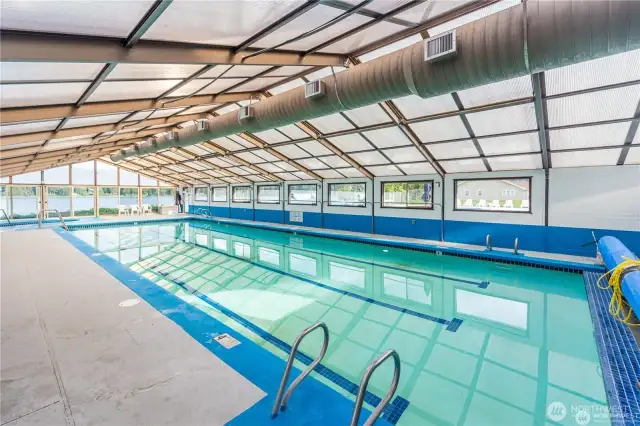 The indoor pool at the beach club is yours to use all year around.