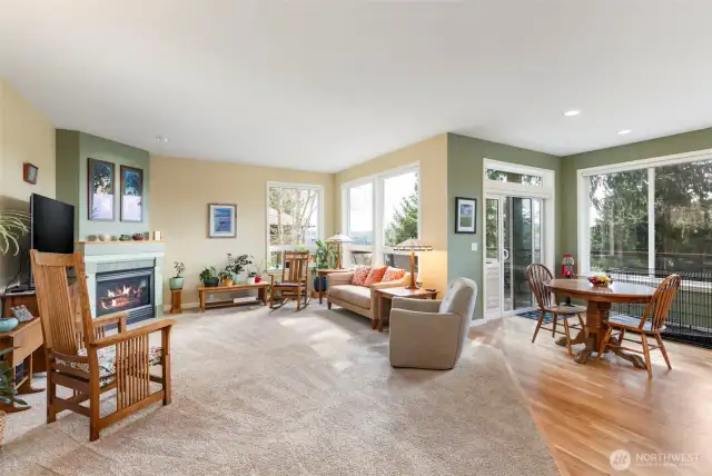 Open and airy, this enormous gathering space makes you want to settle in and stay awhile!