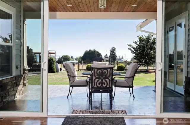 Main house patio off living room