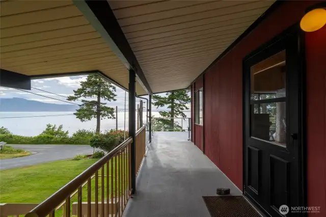 Views from every part of this home~ and the partially covered deck is excellent for the rainy season