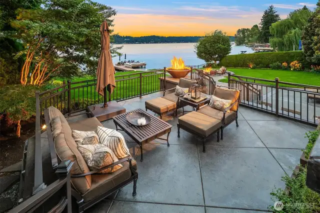 Gorgeous manicured grounds including 100' of private no bank waterfront, huge dock with multiple lifts, sandy beach and a private boat launch. This is what dreams are made of!