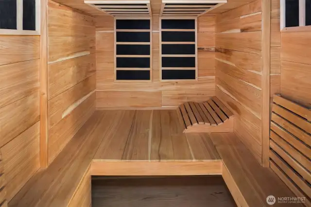 Sauna in basement apartment works well!