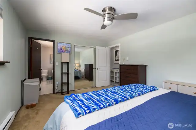 Primary Suite with 3/4 bath