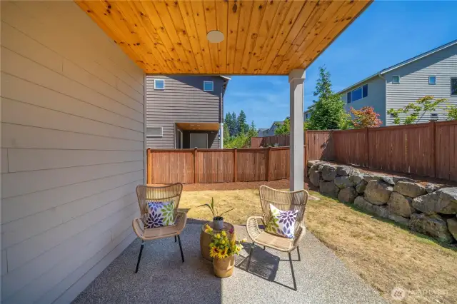 Covered patio