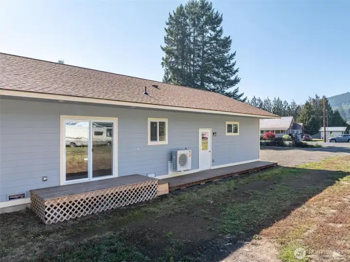 East-Facing Slider for loads of Morning Sun!