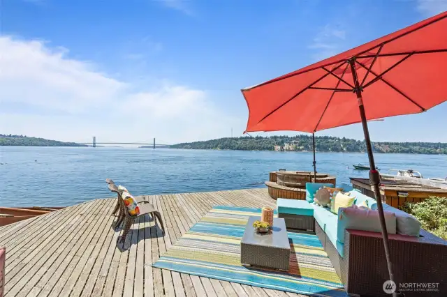Deck with View of Narrows Bridge