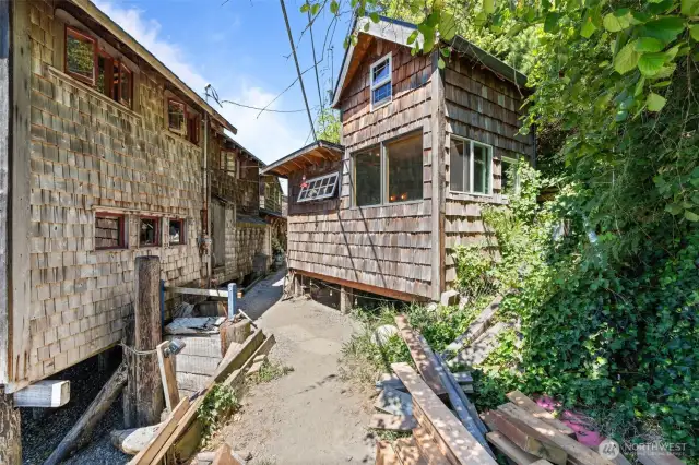 Trail View of Home with Guest House