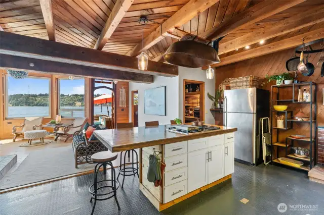 Kitchen with Eating Space lookin gwest.