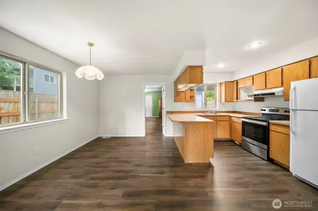 South Dining Room and Kitchen