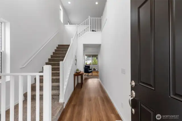 Entry to this spacious and light filled home.