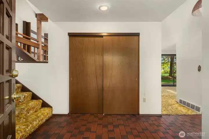 Main floor entry