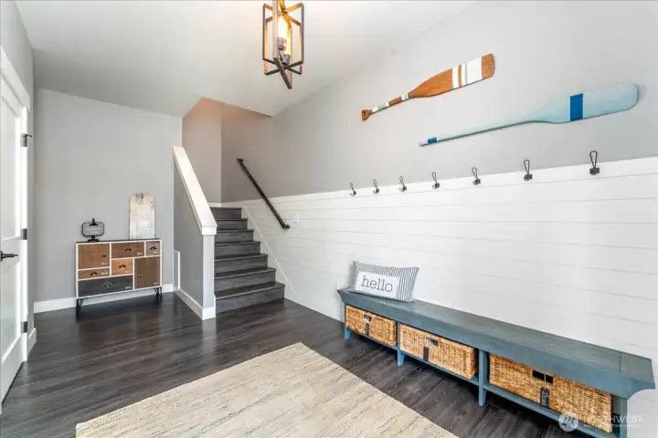 Main floor with welcoming entryway.