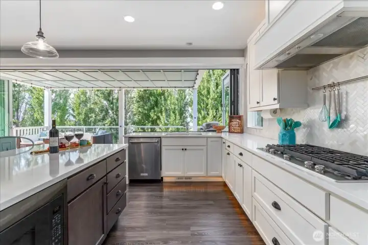 Upper Level Kitchen.