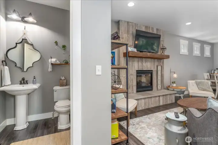 Upper Level Powder Room.