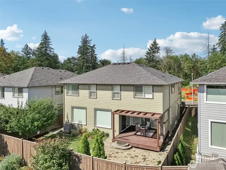 Drone back yard