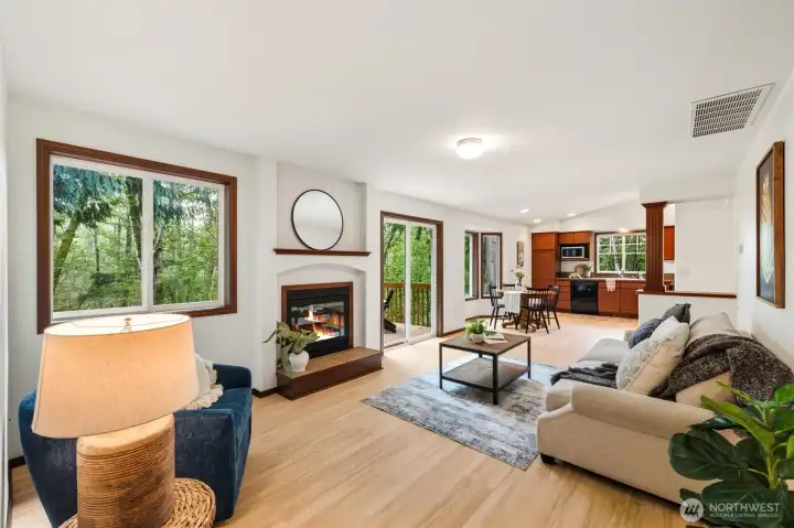 With two living spaces you can find a quite corner to relax in and enjoy the maximized floor plan.